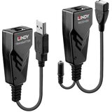 Lindy 42674 omrežni razširitveni modul omrežni oddajnik in sprejemnik črn USB 2.0 USB podaljšek preko omrežnega kabla RJ45 100 m, (20428560) | Shoptok.si