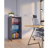 MID.YOU pisarniška omara ulas 3, siva | Shoptok.si