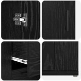  S ladicama Crni hrast 100 x 33 x 59.5 cm Konstruirano drvo | shoptok.hr