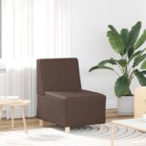 SOFA Stolice 2 pcs Smeđa 55 x 74 x 82 cm Lažna koža | shoptok.hr