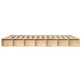  Okvir za krevet 200 x 200 cm od masivnog drva | shoptok.hr