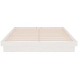  Okvir za krevet od masivnog drva bijeli 140 x 200 cm - Bijela 140 x 200 cm | shoptok.hr