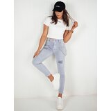 DStreet Spodnie damskie jeansowe ALEX fioletowe Cijene