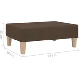  Stolček za noge rjav 78x56x32 cm blago, (20772429) | Shoptok.si
