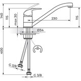 Rosan baterija za sudoperu PERLA JP381001 ROS129 | ePonuda.com