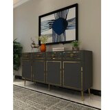 Hanah home Komoda Belly KB150 Anthracite Gold