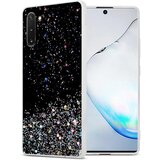 Cadorabo Case, združljiv s Samsungom v črni barvi z bleščicami - zaščitni pokrov iz fleksibilnega silikona TPU s penečimi bleščicami, (20579050) | Shoptok.si