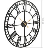  Starinski zidni sat s kvarcnim mehanizmom metalni 60 cm XXL | Eponuda.ba