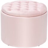 CARRYHOME TABURE, les, tekstil roza Cene