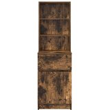  Noćni ormarić boja hrasta 39x35x125 cm od konstruiranog drva | shoptok.hr