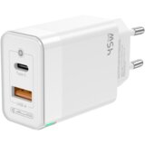 Jellico C107 hišni polnilec GaN QC / PD 45W vhod USB A in Type C - Original (EU Blister) - bel Cene