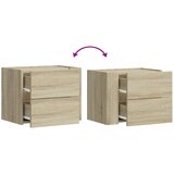  Zidni noćni ormarić boja hrasta sonome 45 x 30 x 35 cm | shoptok.hr