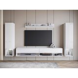 P & B DNEVNI REGAL, bela, bela, visoki sijaj | Shoptok.si