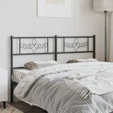 Maison Chic kovinsko posteljno vzglavje - vzglavna omarica - nočna omarica črno 140 cm, (21704529) | Shoptok.si