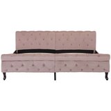  Okvir za krevet ružičasti baršunasti 180 x 200 cm | shoptok.hr