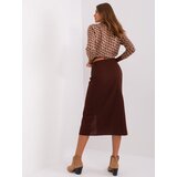LAKERTA Skirt-LK-SD-509445.72P-dark brown | Shoptok.si
