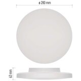  LED svetilo nadometno DIONI okroglo, belo, 15W, nastavljiva CCT | Shoptok.si