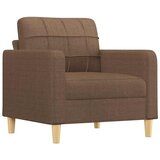  Fotelja smeđa 60 cm od tkanine | shoptok.hr