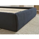 Bobochic Paris Tamno plavi tapecirani bračni krevet s prostorom za odlaganje/bez uzglavlja s podnicom 160x200 cm Inera – | shoptok.hr