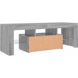  TV ormarić s LED svjetlima boja hrasta sonome 120 x 35 x 40 cm Siva | Shoptok.si