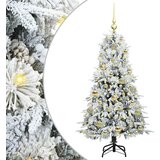 vidaXL Umjetno božićno drvce s nogom s stalakom Zelena 120 cm PE i PVC | shoptok.hr