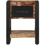 vidaXL Noćni ormarić Višebojni 35x34x45 cm puno drvo, reciklirano | shoptok.hr
