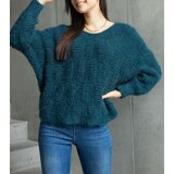 Gemre Dark Green V-neck Sweater Neveri | shoptok.hr