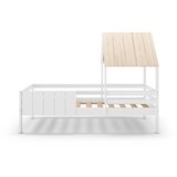 Marckeric Bijeli dječji krevet u obliku kućice 90x190 cm Valka – | shoptok.hr