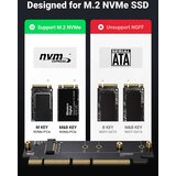 Ugreen adapter s hladilnikom M.2 PCIe NVME M-Key na PCIe 4.0 x16 - box | Shoptok.si