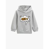 Koton Hoodie Sweatshirt Plush Applique Detailed | Shoptok.si