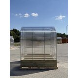  Modularni čelični plastenik Flora,6 mx2.64m, samo okvir, razmak između lukova 1m, s povi&amp;scaron;enim gredicama Slike