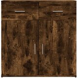  Komoda 2 kom boja dimljenog hrasta 79x38x80cm konstruirano drvo | shoptok.hr