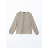 LC Waikiki Tie Collar Textured Women's Blouse | shoptok.hr