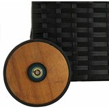  Vrtna kutija za pohranu crna 120 x 65 x 61 cm od poliratana | shoptok.hr