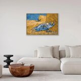  Slika - Vincent van Gogh – Noon: Rest from Work 120x80 U prirodnom drvenom okviru | shoptok.hr