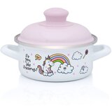 Metalac plitka posuda Pink Unicorn 14cm / 1lit | shoptok.hr
