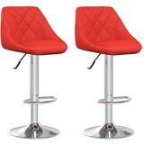 vidaXL Barski stolci od umjetne kože 2 kom crveni | shoptok.hr