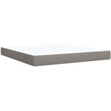  LED okvir za krevet s madracem Sivosmeđa 140 x 200 cm Tkanina | shoptok.hr