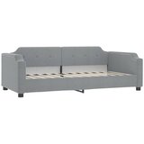  Dnevni krevet na razvlačenje svjetlosivi 90 x 190 cm od tkanine | shoptok.hr