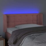  Posteljno vzglavje roza 93x16x78/88 cm žamet, (20932424) | Shoptok.si