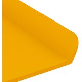  Lebdeća polica Zidne 4 pcs Žuta 100 x 9 x 2,5 cm Čelik | shoptok.hr