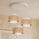Brilagi Luster na sajli SPACE 3xE27/60W/230V, prečnik 40 cm, bež/krem | Eponuda.com