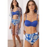 TRENDYOLMILLA Ženski set za plažu Tbess25Js00010, Plavi Cene