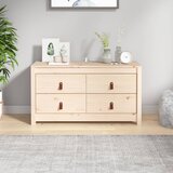 vidaXL Bočni ormarić 100x40x54 cm od masivne borovine Cijene