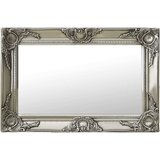  Zidno ogledalo u baroknom stilu 60 x 40 cm srebrno | shoptok.hr