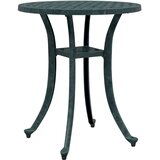  Vrtni stol zeleni Ø48x53 cm od lijevanog aluminija | Eponuda.com