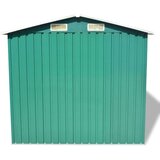 vidaXL Vrtna kućica za pohranu zelena metalna 204 x 132 x 186 cm | shoptok.hr