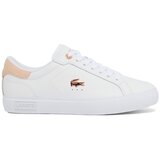 Lacoste Nizke superge Powercourt - White/Light Pink Bela | Shoptok.si