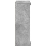  Komoda s LED svjetlima siva boja betona 60,5x37x100 cm | shoptok.hr