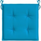  Jastuci za vrtne stolice 4 kom plavi 50 x 50 x 4 cm od tkanine | shoptok.hr